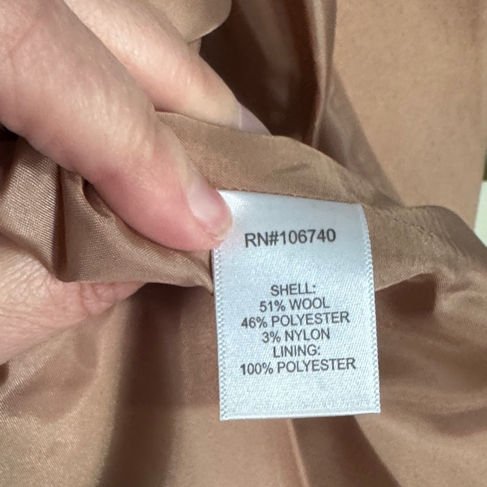 Chadwicks Women's Wool Blend Overcoat. - Picture 6 of 8